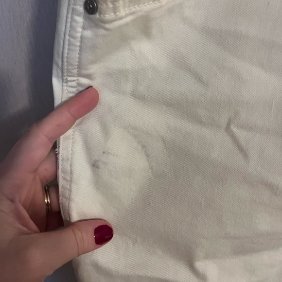 Bayaes Cream Denim Overalls - Picture 5 of 6